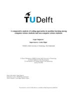 A comparative analysis of coding approaches in machine learning among computer science students and non-computer science students