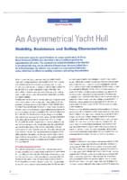 An Asymmetrical Yacht Hull