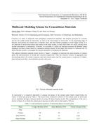 Multiscale modeling scheme for cementitious materials