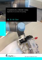 Control of a robotic arm: Application to on-surface 3D-printing