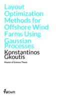 Layout Optimization Methods for Offshore Wind Farms Using Gaussian Processes 
