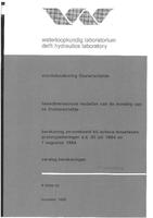 Stormvloedkering Oosterschelde - tweedimensionale modellen van de monding van de Oosterschelde: Berekening stroombeeld bij scheve bouwfasen ; prototypemetingen d.d. 30 juli 1984 en 1 augustus 1984