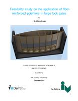 Feasibility study on the application of fiber-reinforced polymers in large lock gates