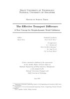 The Effective Transport Difference: A New Concept for Morphodynamic Model Validation