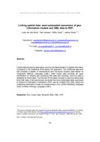 Linking spatial data: Automated conversion of geo-information models and GML data to RDF