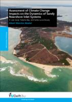 Assessment of Climate Change Impacts on the Dynamics of Sandy Nearshore Inlet Systems