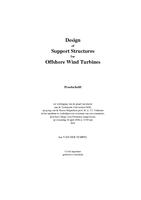 Design of support structures for offshore wind turbines