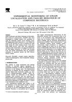 Experimental monitoring of strain localization and failure behaviour of composite materials
