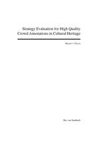 Strategy Evaluation for High Quality Crowd Annotations in Cultural Heritage