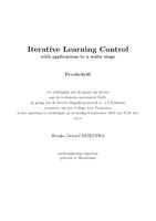 Iterative learning control, with applications to a wafer-stage
