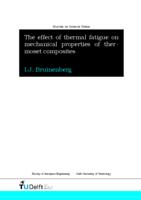 The effect of thermal fatigue on mechanical properties of thermoset composites