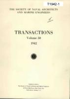 Transactions of The Society of Naval Architects and Marine Engineers, SNAME, Volume 50, 1942
