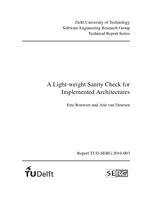 A Light-weight Sanity Check for Implemented Architectures