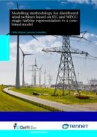 Modelling methodology for distributed wind turbines based on IEC and WECC