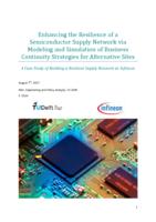 Enhancing the Resilience of a Semiconductor Supply Network via Modeling and Simulation of Business Continuity Strategies for Alternative Sites