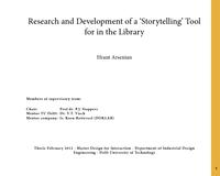 Storobo: Research and Development of a ‘Storytelling’ Tool for in the Library