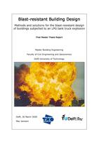 Blast-resistant building design: Methods and solutions for the blast-resistant design of buildings subjected to an LPG tank truck explosion