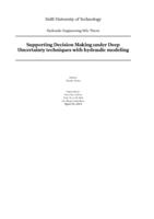 Supporting Decision Making under Deep Uncertainty techniques with hydraulic modeling