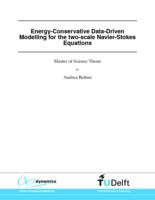 Energy-Conservative Data-Driven Modelling for the two-scale Navier-Stokes Equations