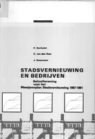 Stadsvernieuwing en bedrijven: Behoefteraming voor het Meerjarenplan Stadsvernieuwing 1987-1991