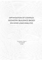 Optimisation of complex geometry buildings based on wind load analysis