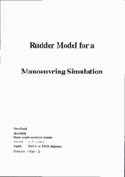 Rudder Model for a Manoeuvring Simulation