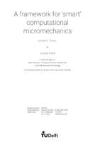 A Framework for 'Smart' Computational Micromechanics