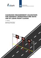 Clearance Measurement Validation For Highway Infrastructure With Use of LiDAR Point Clouds