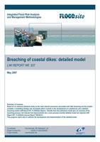 Breaching of coastal dikes. Detailed breaching model