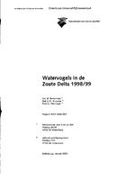 Watervogels in de Zoute Delta 1998/99