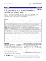 IL7R gene expression network associates with human healthy ageing