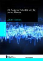 3D Audio for Virtual Reality Exposure Therapy