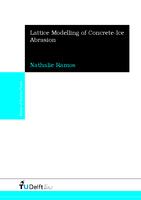 Lattice Modelling of Concrete-Ice Abrasion
