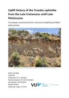 Uplift history of the Troodos ophiolite from the Late Cretaceous until Late Pleistocene