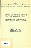National and regional planning of towns and countryside