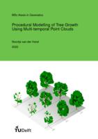 Procedural Modelling of Tree Growth Using Multi-temporal Point Clouds