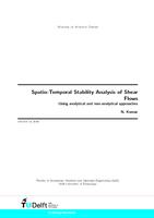 Spatio-Temporal Stability Analysis of Shear Flows