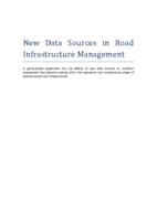 New  Data  Sources  in  Road Infrastructure Management 