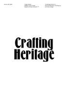 Crafting Heritage