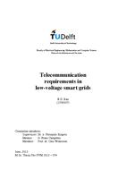 Telecommunication requirements in low-voltage smart grids