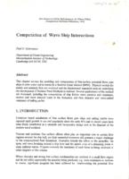 Computation of Wave Ship Interactions