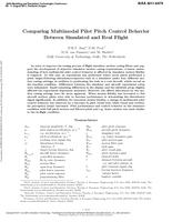 Comparing Multimodal Pilot Pitch Control Behavior Between Simulated and Real Flight