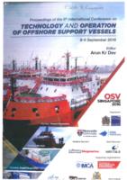 Contents of the Proceedings of the 6th International Conference on Technology and Operation of Offshore Support Vessels, OSV Singapore 2016