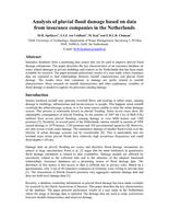 Analysis of pluvial flood damage based on data from insurance companies in the Netherlands