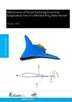 Effectiveness of Thrust Vectoring Control for Longitudinal Trim of a Blended Wing Body Aircraft