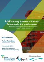 PAVE the way towards a Circular Economy in the public space