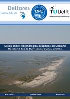 Cross-shore morphological response on Chaland Headland due to Hurricanes Gustav and Ike