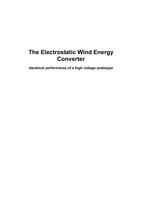 The Electrostatic Wind Energy Converter: Electrical performance of a high voltage prototype