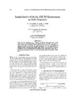Standardization of on-line VHF PD measurements on turbo generators