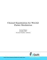 Channel Equalization for Wavelet Packet Modulation